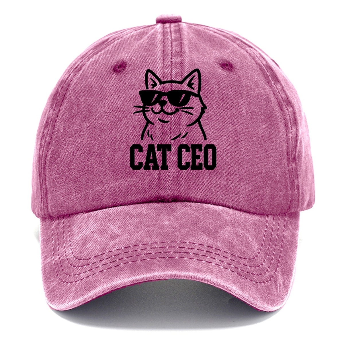 CEO Cat Boss Washed Cap