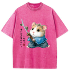Unisex Heavy Sword, Strong Heart Washed T-Shirt
