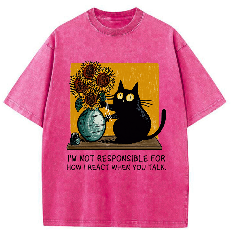 Unisex Blame The Words, Not Me Washed T-Shirt