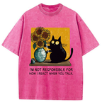 Unisex Blame The Words, Not Me Washed T-Shirt