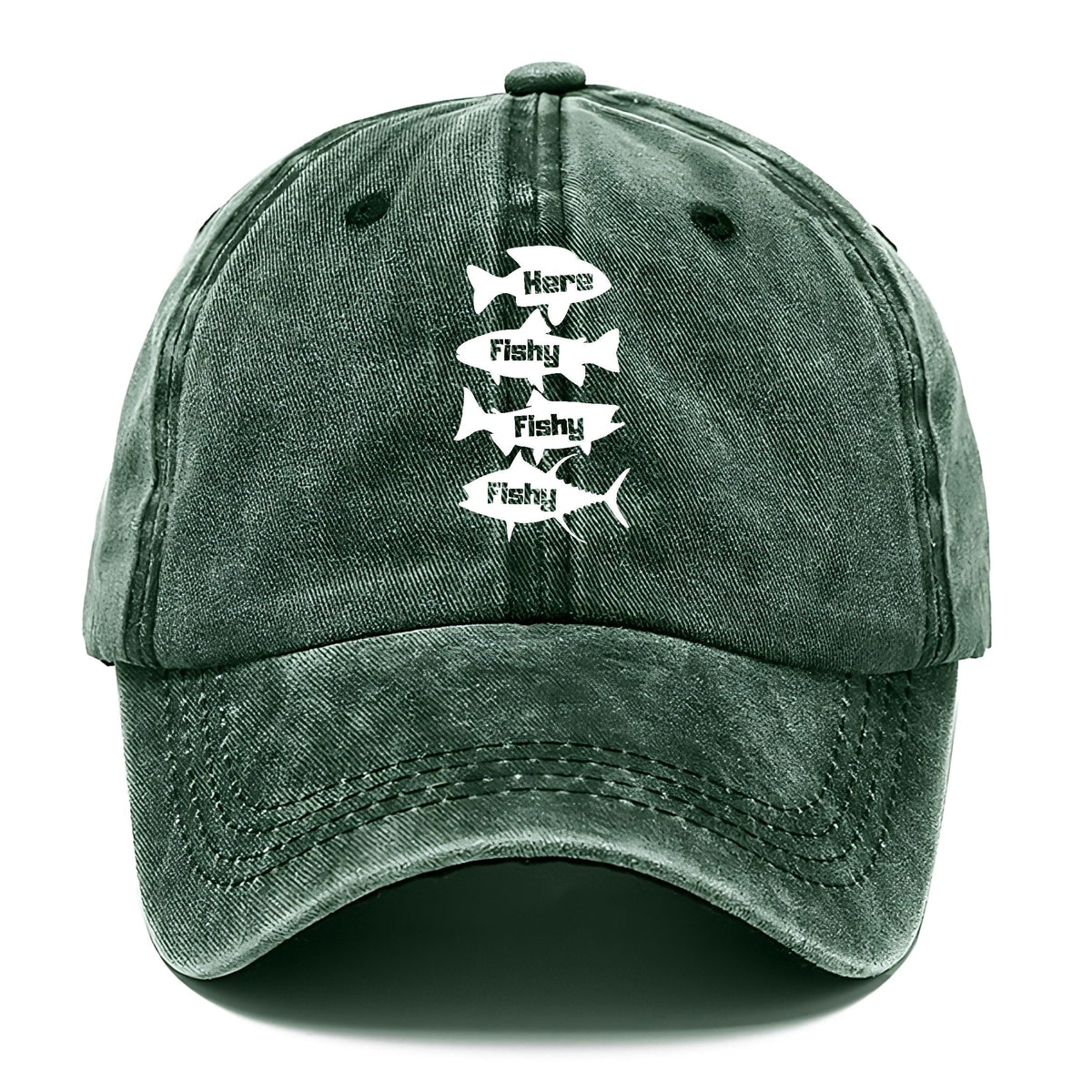 Here Fishy Fishy Fishy! Washed Cap