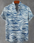 Coveshe Japanese flower  style Hawaiian Shirt