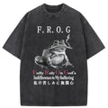 Indifferent Frog Washed T-Shirt