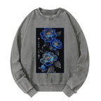 The Sea Of Flowers In The Darkness Washed Sweatshirt