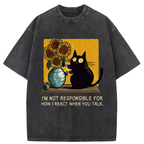 Unisex Blame The Words, Not Me Washed T-Shirt