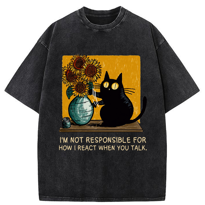 Unisex Blame The Words, Not Me Washed T-Shirt