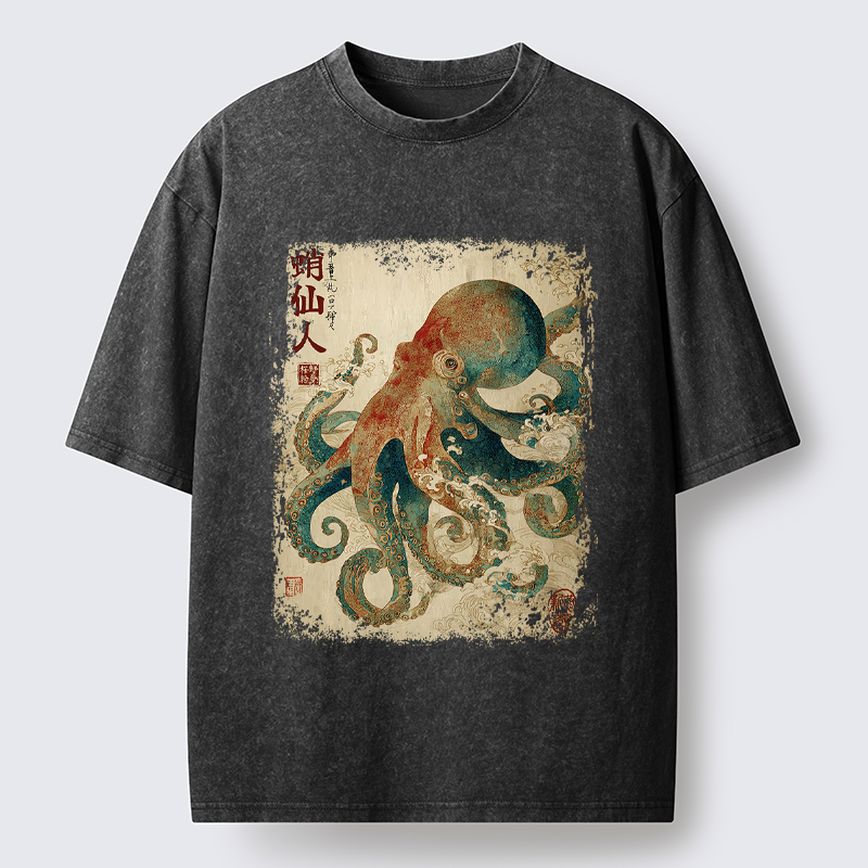 Unisex Tentacles of Wisdom Washed T-Shirt