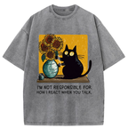 Unisex Blame The Words, Not Me Washed T-Shirt