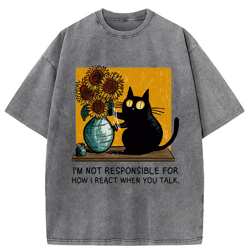 Unisex Blame The Words, Not Me Washed T-Shirt
