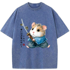 Unisex Heavy Sword, Strong Heart Washed T-Shirt