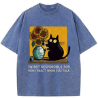 Unisex Blame The Words, Not Me Washed T-Shirt