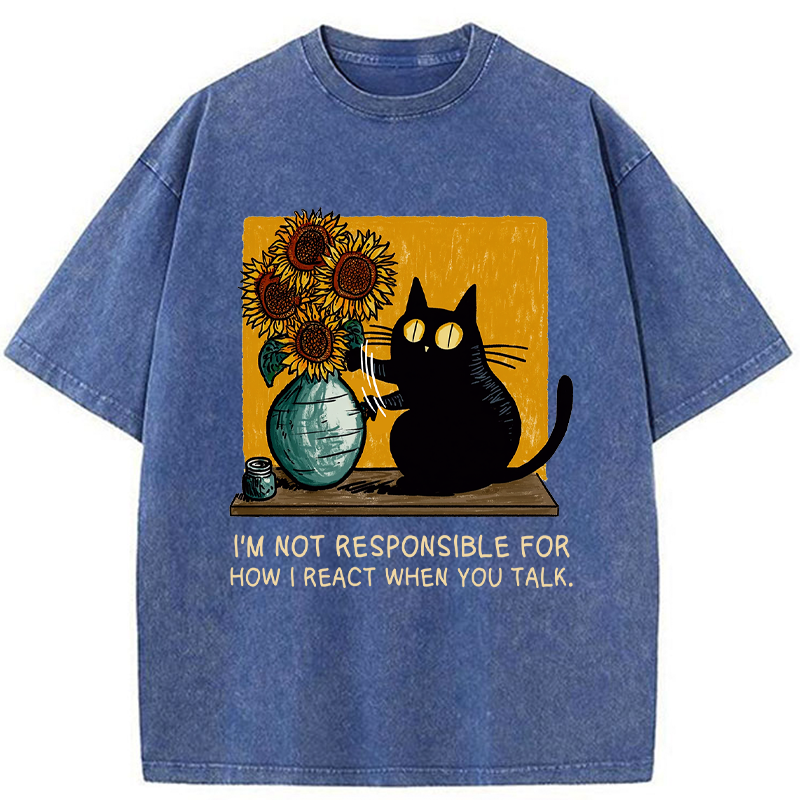 Unisex Blame The Words, Not Me Washed T-Shirt