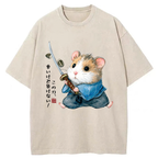 Unisex Heavy Sword, Strong Heart Washed T-Shirt
