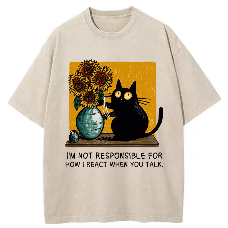Unisex Blame The Words, Not Me Washed T-Shirt