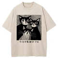Unisex Feline Surveillance Squad Washed T-Shirt