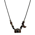 Retro Personality Camera Splicing Adjustable Necklace