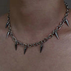 Tassel Rivet Hip-Hop Necklace
