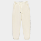 Unisex Solid Color Fleece Casual Tapered Pants