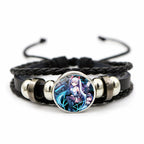 Hatsune Miku Anime Braided Leather Bracelet, Perfect Unisex Daily Gift