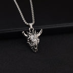 Japanese Domineering Necklace Pendant Hip-Hop Punk Ghost Skeleton Pendant Jewelry