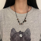 Retro Personality Camera Splicing Adjustable Necklace