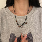 Retro Personality Camera Splicing Adjustable Necklace
