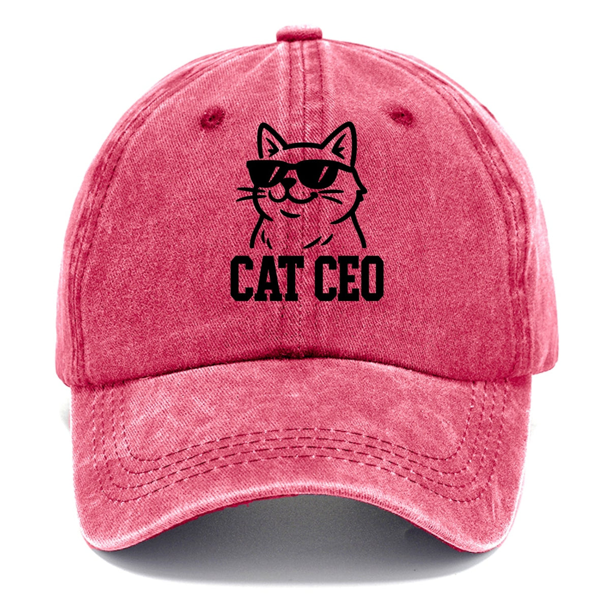 CEO Cat Boss Washed Cap