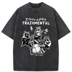 Trash Metal Band Washed T-Shirt