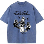 Trash Metal Band Washed T-Shirt