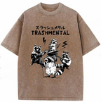 Trash Metal Band Washed T-Shirt