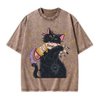 Feral Cat Washed T-Shirt
