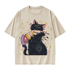 Feral Cat Washed T-Shirt
