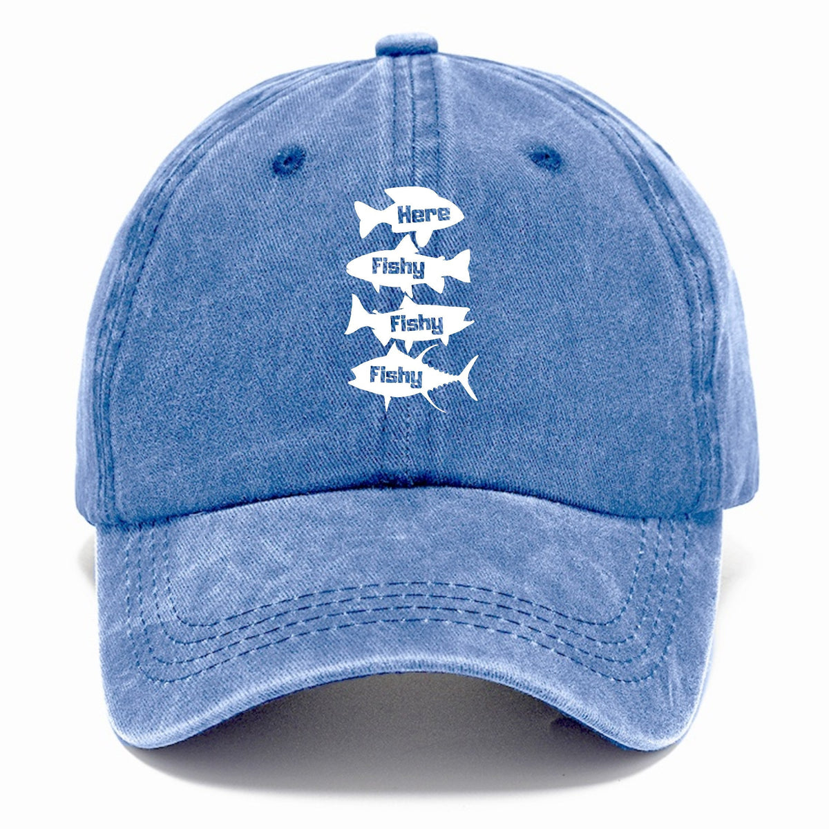 Here Fishy Fishy Fishy! Washed Cap