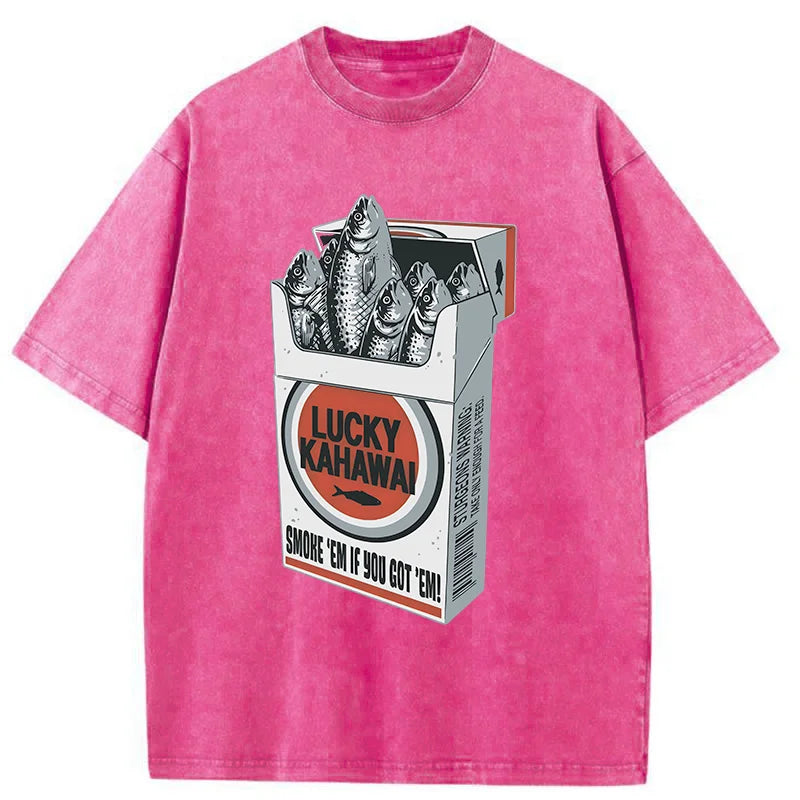 Japanese Lucky Kahawai Washed T-Shirt