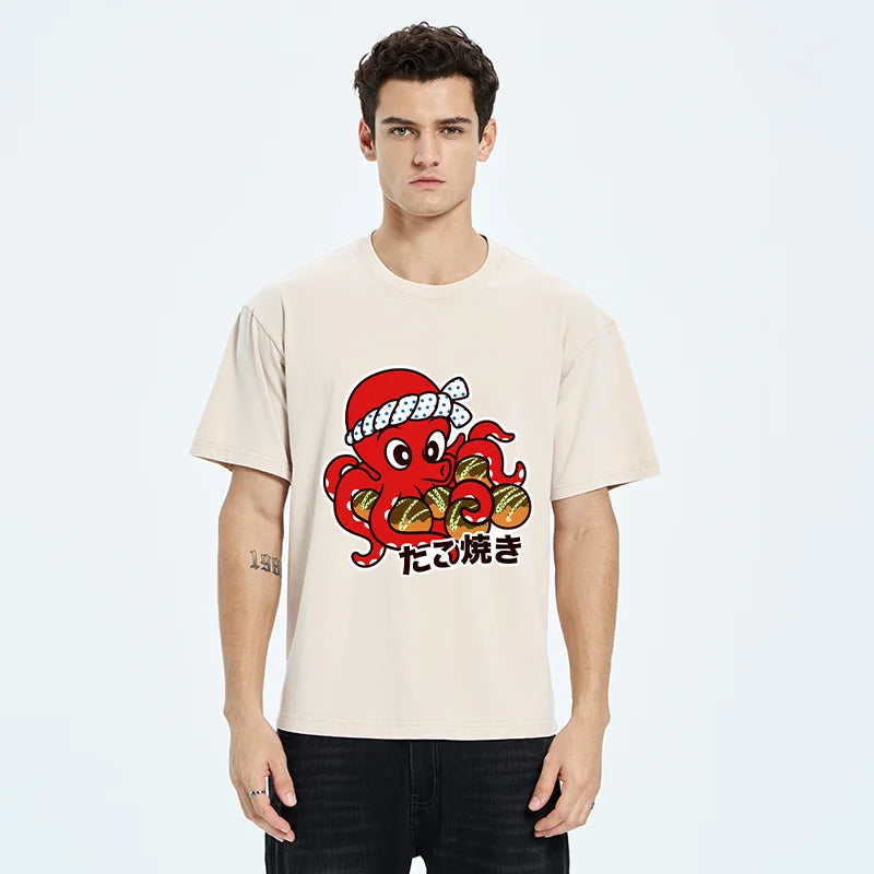 Homemade Takoyaki Washed T-Shirt