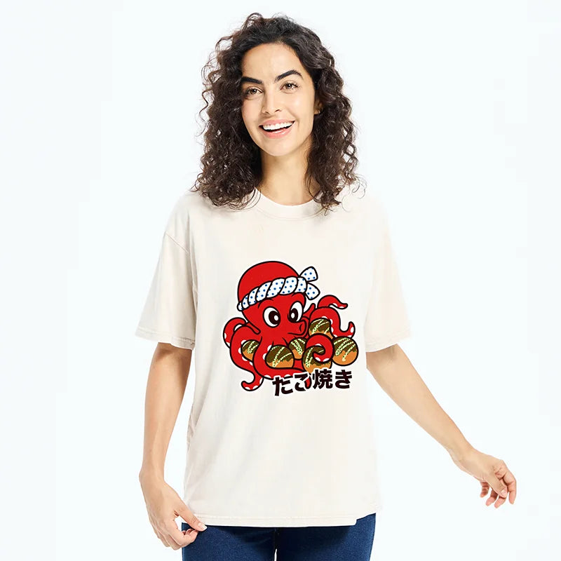 Homemade Takoyaki Washed T-Shirt