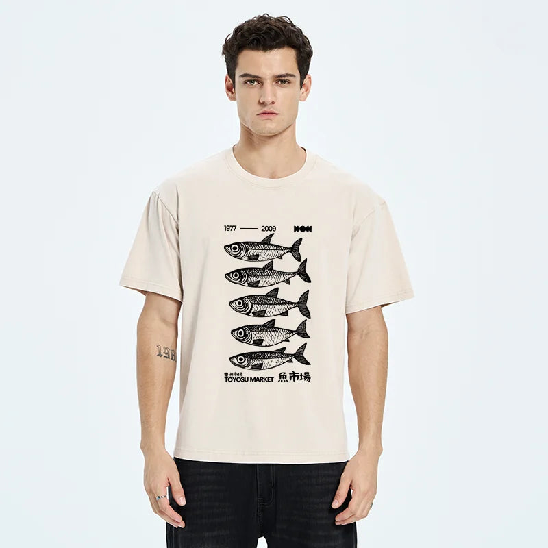 Tokyo Fish Market Washed T-Shirt