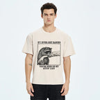 Unisex Raccoon Bites Washed T-Shirt