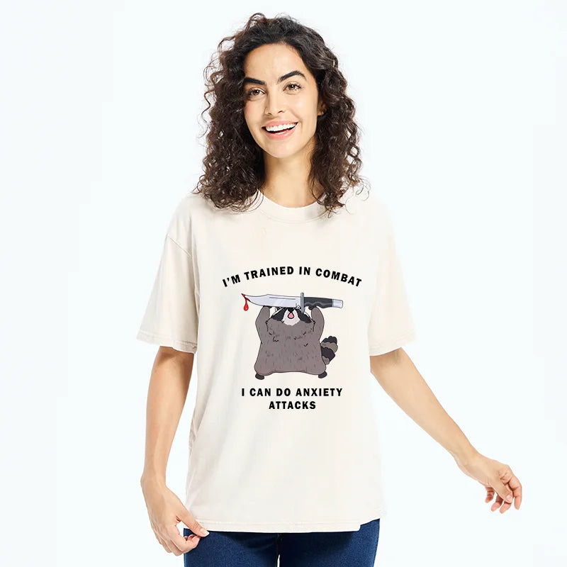 Unisex Coping With Anxiety Washed T-Shirt