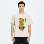 Unisex Ramen Surfing Washed T-Shirt