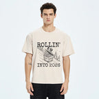 Unisex Rollin' Into 2026 Washed T-Shirt