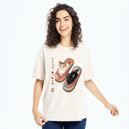 Unisex Slipper Kitties Washed T-Shirt