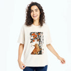 Unisex Orange Cat Wants To Eat Oranges Washed T-Shirt