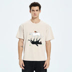 Unisex Opposite Underwater World Washed T-Shirt