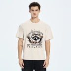 Adorable Raccoon Washed T-Shirt