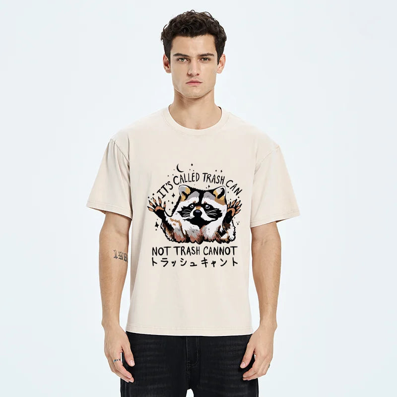 Adorable Raccoon Washed T-Shirt