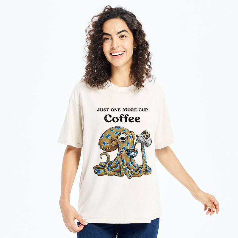 Unisex Poisoned Coffee Washed T-Shirt