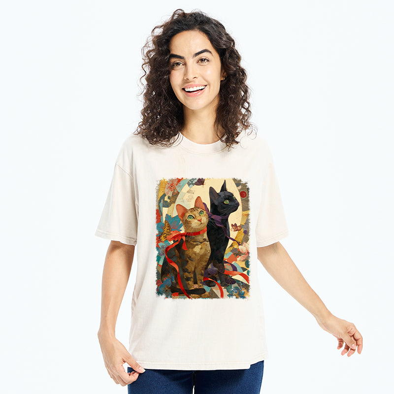 Unisex Ribbon Riot Washed T-Shirt