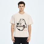 Unisex Capybaras Eat Delicious Ramen Washed T-Shirt