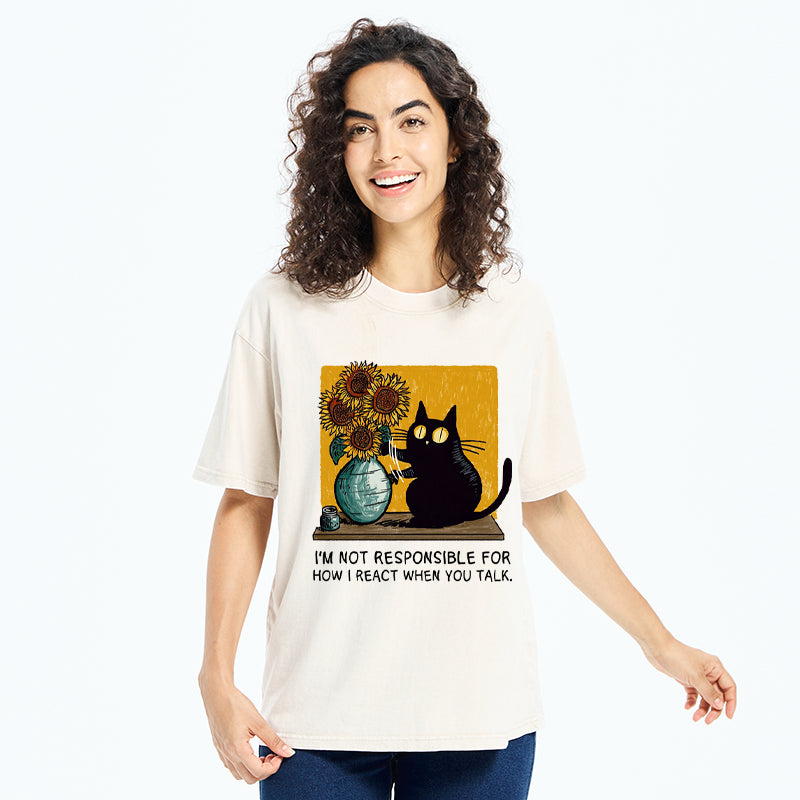 Unisex Blame The Words, Not Me Washed T-Shirt